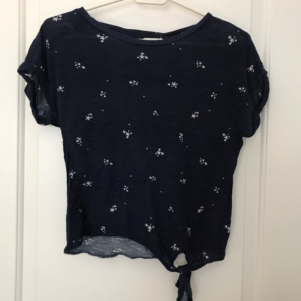 Faux Knot Shirt w/ stars